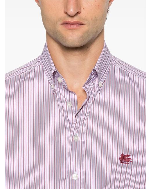 Etro Purple Flared Skirt for men