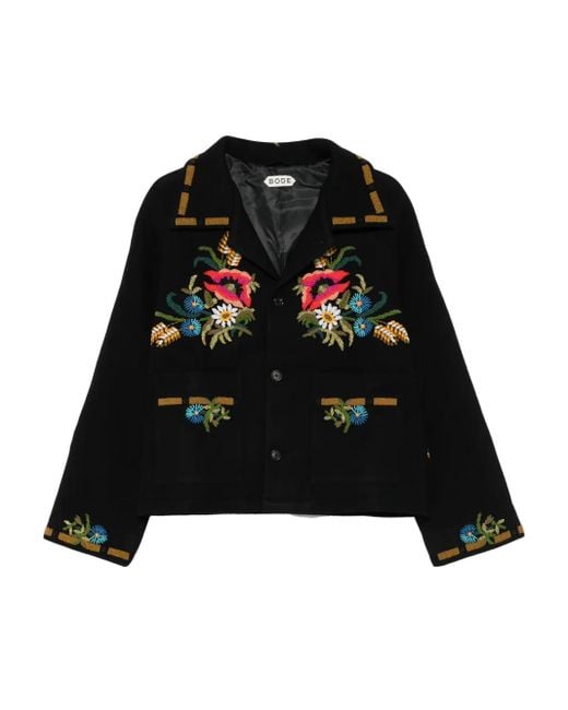 Bode Black Jacket for men