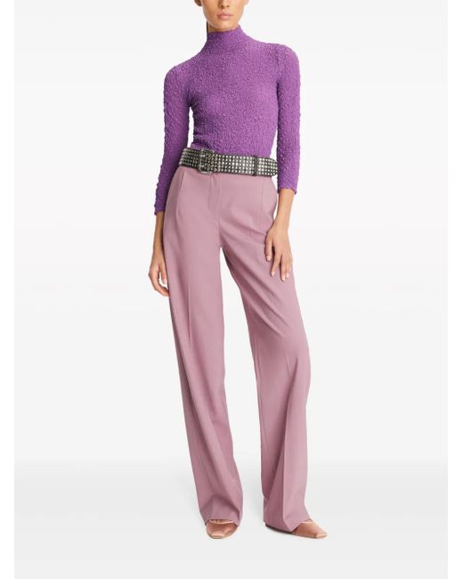 Tory Burch Pink Tailored Wool Pant