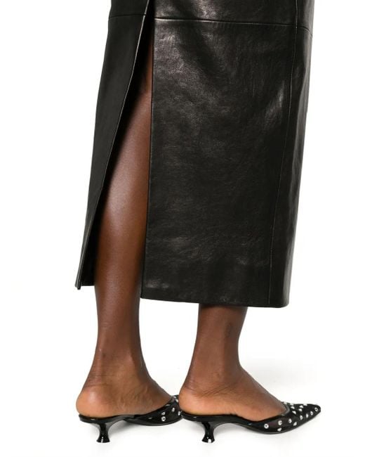 Khaite Black Loxley Skirt