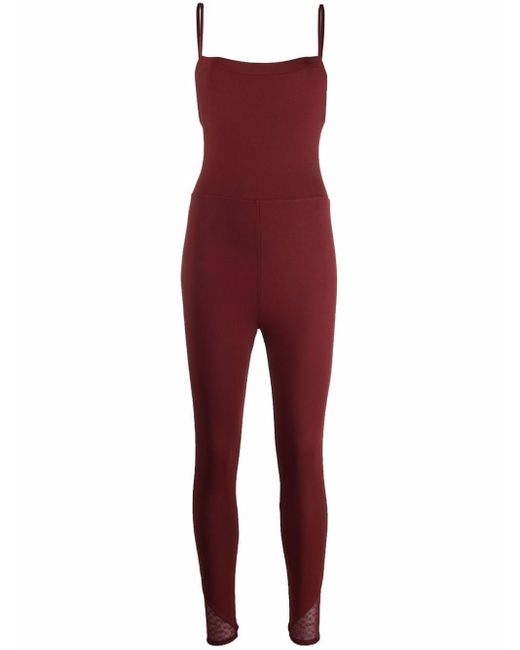 Eres Discipline Lace-trim Sports Jumpsuit in Red | Lyst