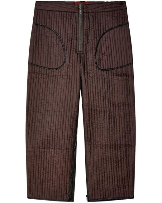 Eckhaus Latta Brown Line Pants for men
