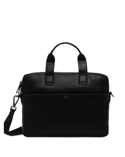 Joop! Black Cerratano Pandion Logo-Plaque Bag for men