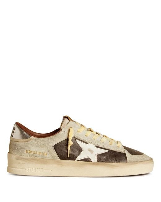 Golden Goose Deluxe Brand Brown Stardan Sneakers for men