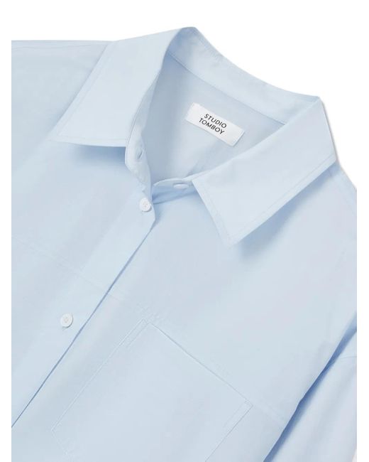 Studio Tomboy X Blue Poplin Shirt
