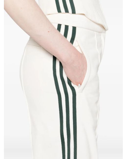 Adidas サイドストライプ パンツ White