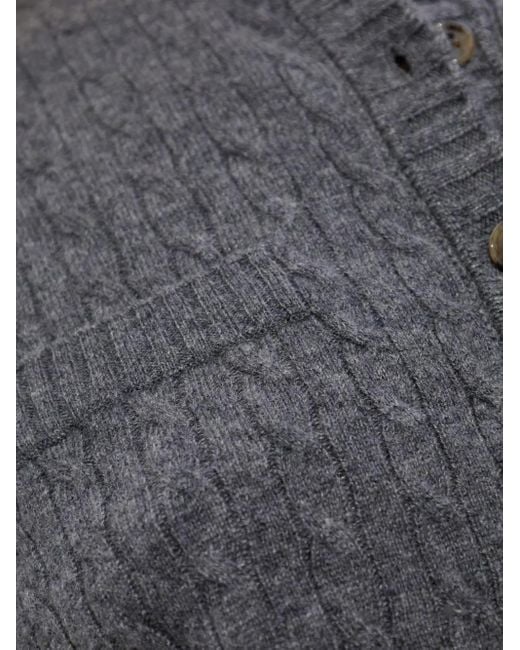 Lisa Yang Gray Cardigan 'Inda'
