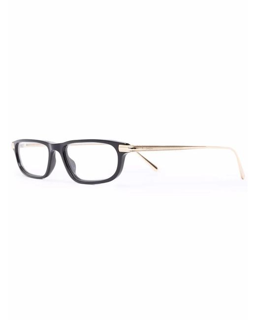 OMEGA EYEWEAR Black Square-Shape Glasses