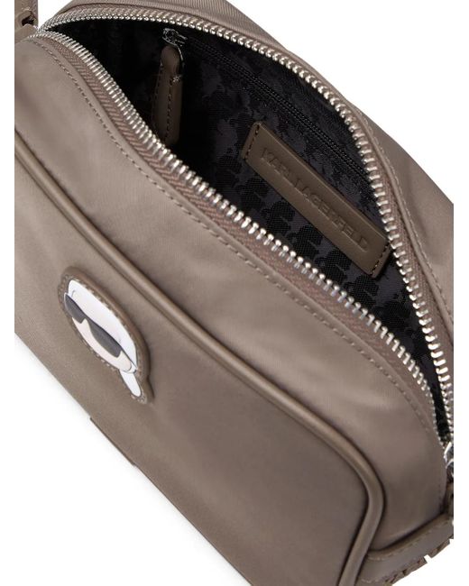 Karl Lagerfeld Brown Ikon Camera Bag