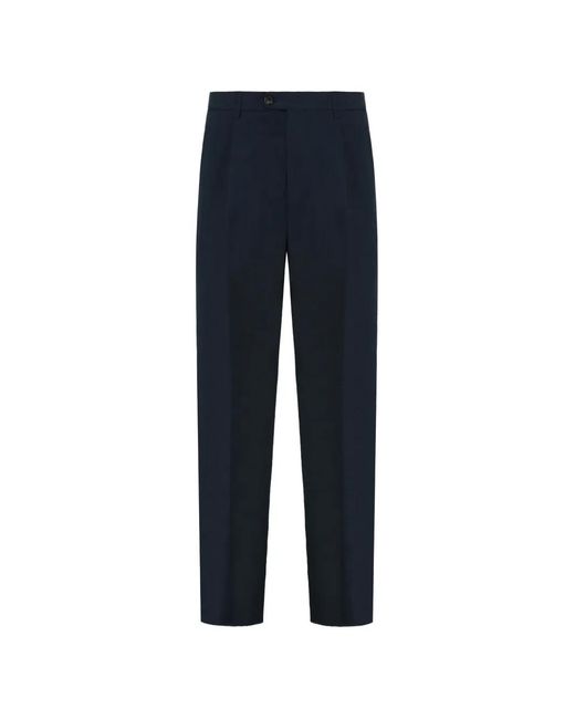 Umit Benan Blue Richard Tailored Trousers for men