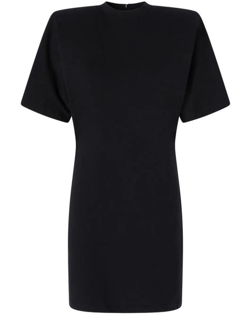 Pinko Black Mini Dress With Fitted Waist