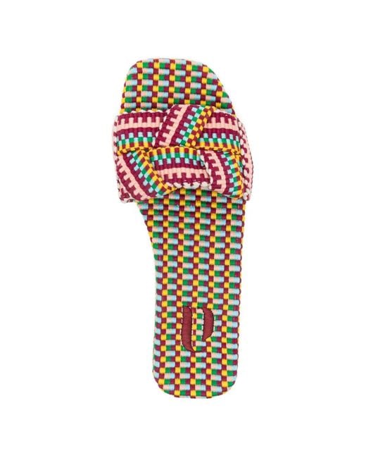 Amambaih White Martina Sandals