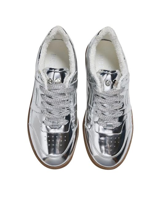 HIDE & JACK White Shaggy Sneakers