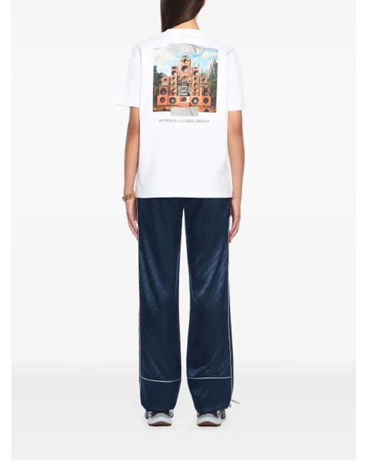 Off-White c/o Virgil Abloh White Soundsystem Tape T-Shirt