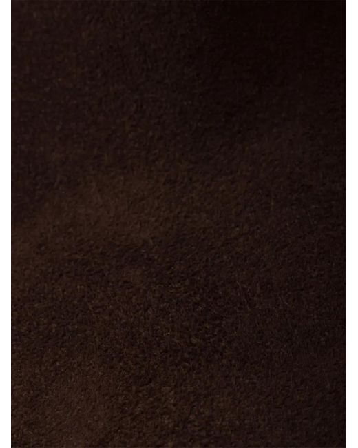 Bottes En Daim À Talon Épais 85 Mm Prada en coloris Black