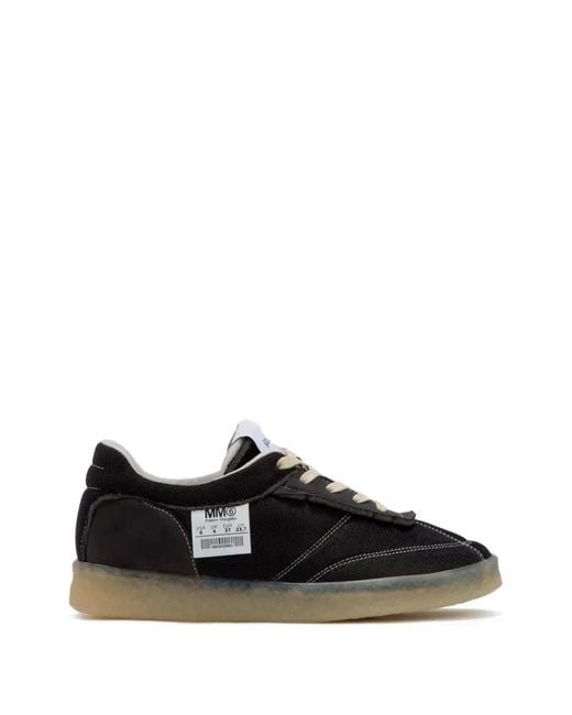 Maison Margiela Black Inside Out 6 Court Sneakers for men