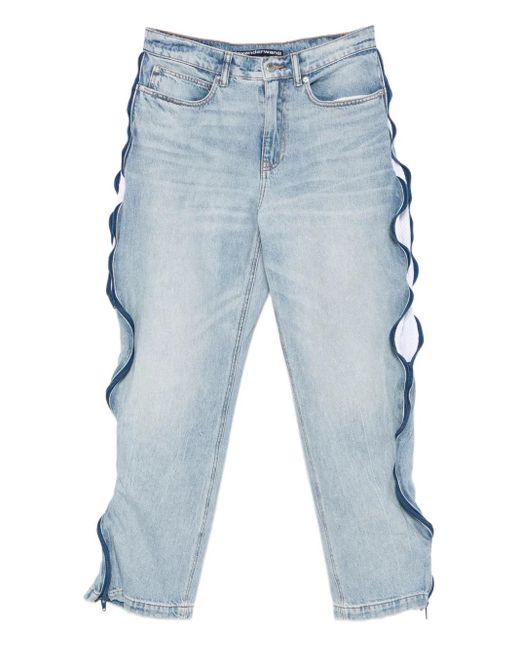 Alexander Wang メッシュパネル ジーンズ Blue