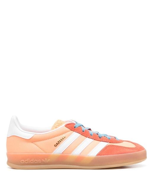 adidas Gazelle Low-top Sneakers in het Oranje | Lyst NL