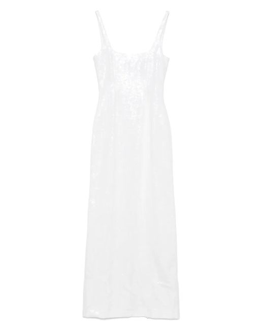 16Arlington Electra スパンコールドレス White