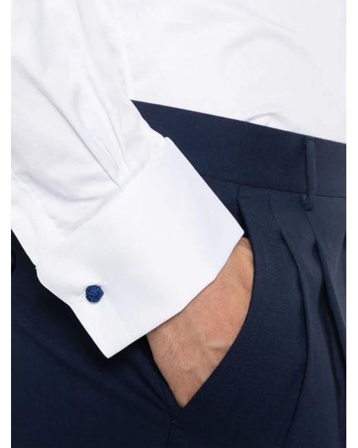 メンズ Alessandro Gherardi コットン シャツ White