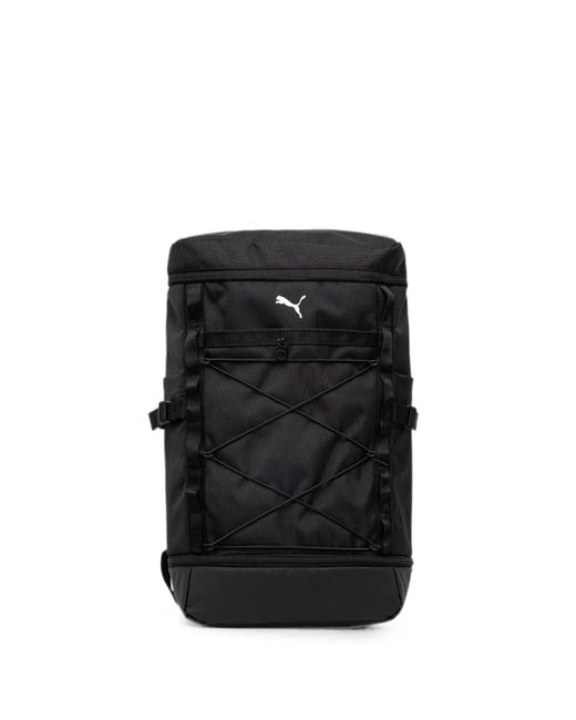 PUMA Black Train All Day 35L Logo-Print Backpack