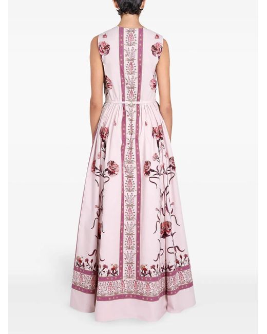 Giambattista Valli Pink Kleid Mit Blumen-Print