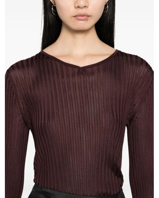 Khaite Black Tia Top