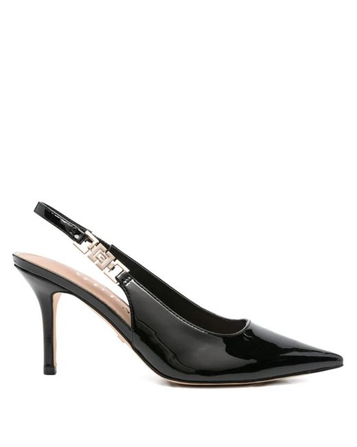Guess Black 90Mm Slingback Pointed-Toe Pumps