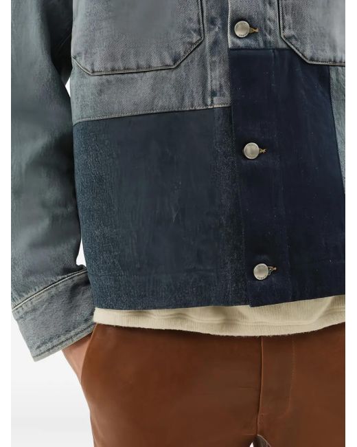 Veste Boutonnée À Design Patchwork 1989 STUDIO pour homme en coloris Blue