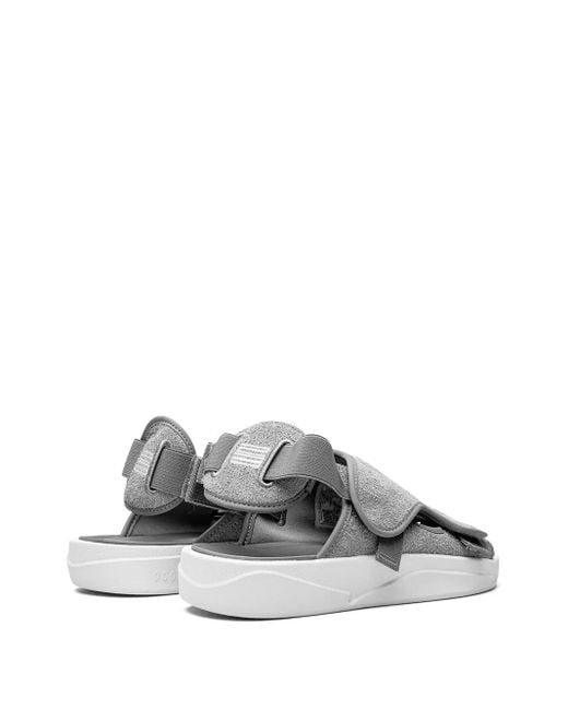 Nike Gray Ls "Cool" Slides for men