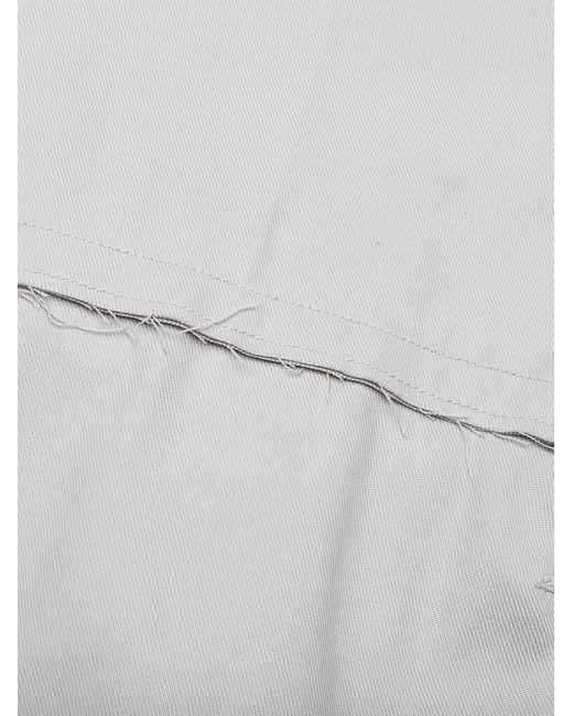 Marni White Cotton-Blend Trousers for men
