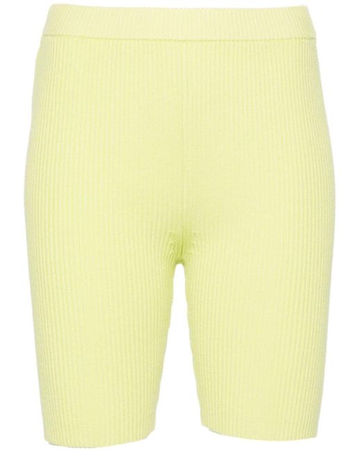 Pantalones cortos Luna de canalé Samsøe & Samsøe de color Yellow