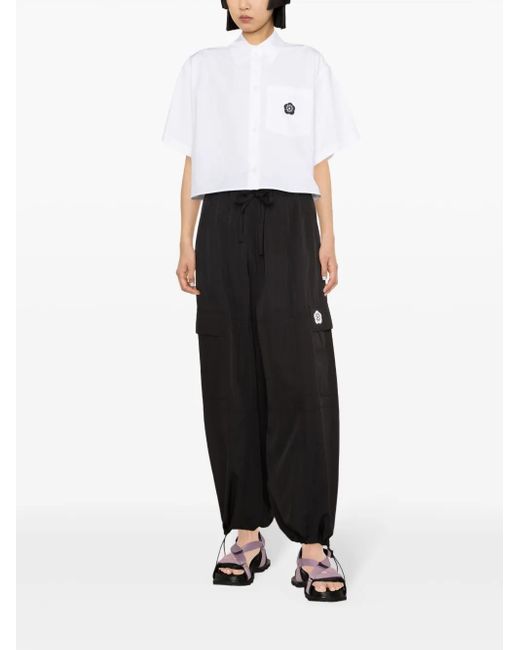 KENZO Black Cargo With Drawstring