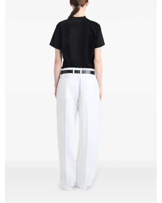Proenza Schouler White Joey Straight-Leg Trousers