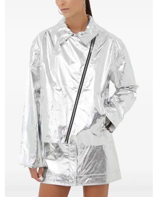 Stine Goya Gray Rockey Zip Jacket