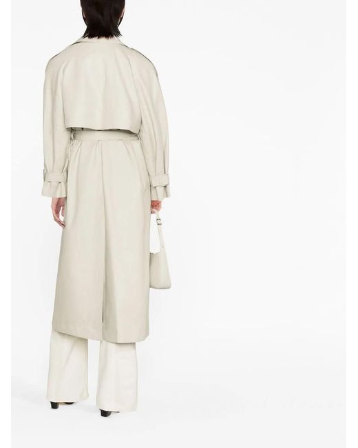 Rodebjer Natural Lois Double-Breasted Trench Coat