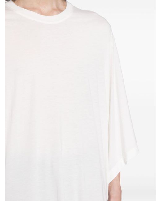 Julius concealed-fastening cotton-blend shirt - White