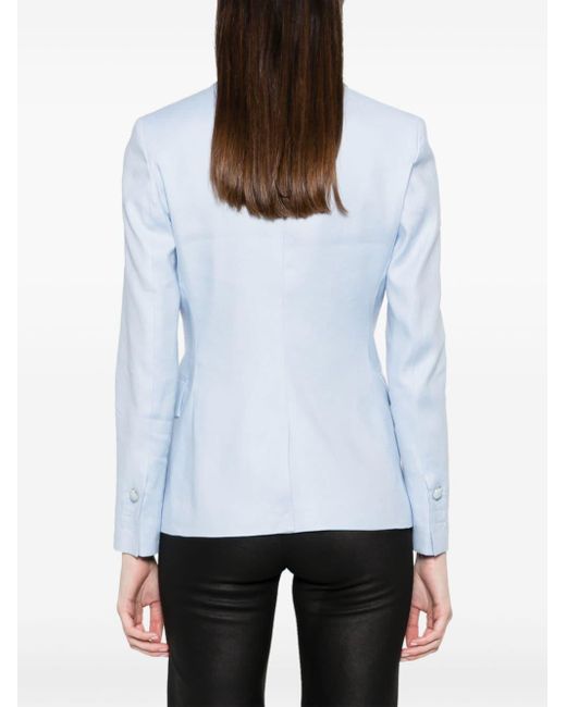 Dondup Blue Double-breasted Blazer
