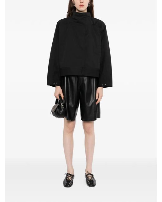 JNBY Black Cotton Cropped Jacket