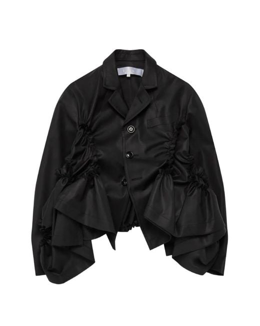 Comme des Garçons Black Veste À Volants