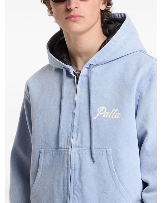 PATTA Blue Peace Hooded Jacket
