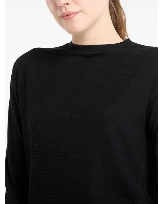 C.r.a.f.t Black Waffle Rn Top