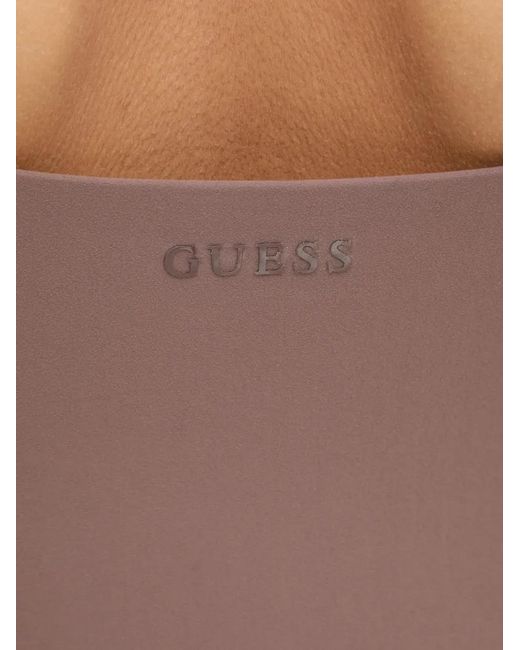 Guess Brown Eveline Strapless Maxi Dress