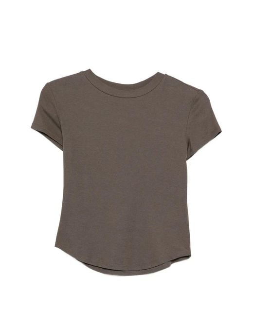 ELEH Gray Round Neck T-Shirt