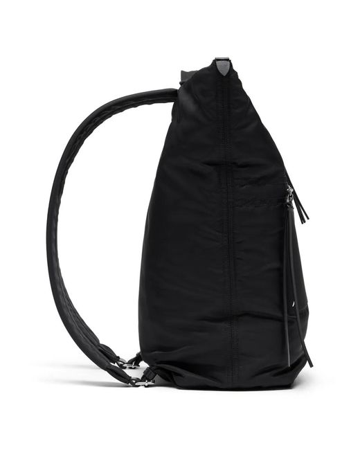 Maison Margiela Black Four-Stitch Zip Line Backpack