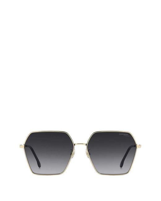 Carrera Gray Geometric-Frame Sunglasses