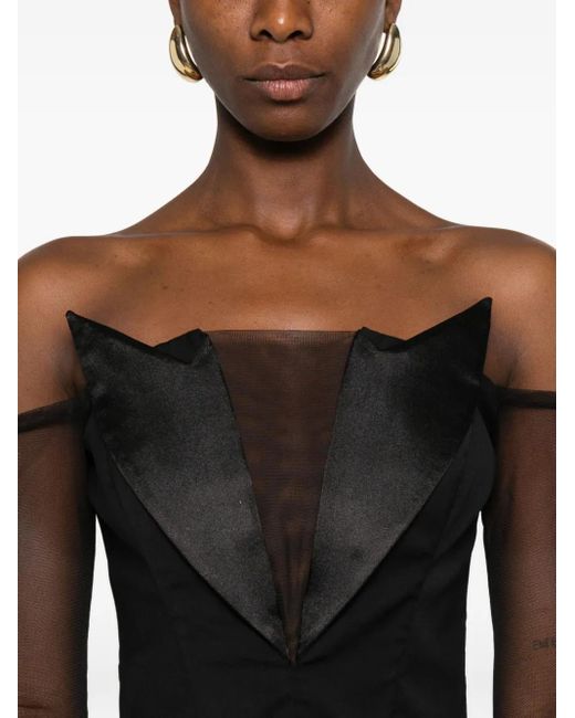 Vestiaire d'un Oiseau Libre Black Smoking-Corsage
