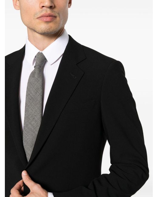 Armani black sale suit