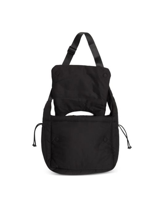 Bolso Messenger Flow Con Cordón Arc de color Black