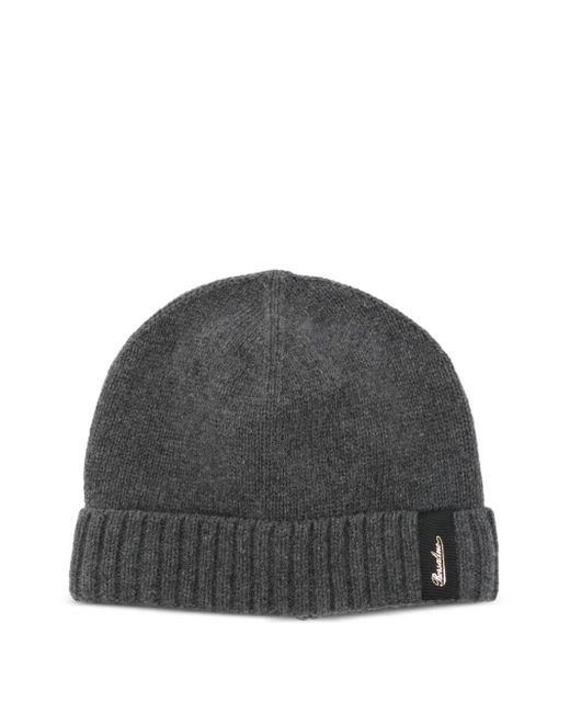 Borsalino Gray Cashmere Beanie